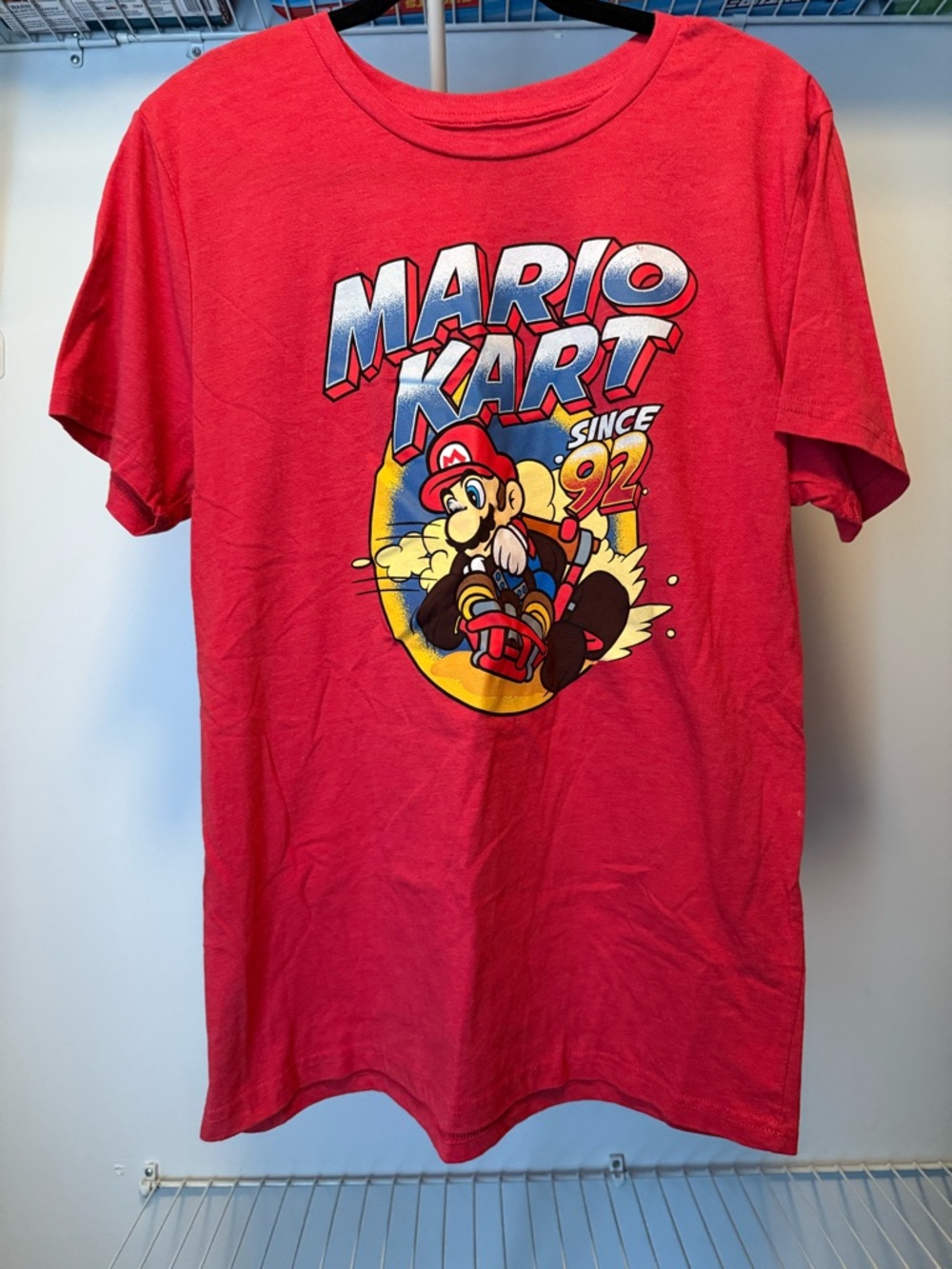 Mario Kart Red Graphic Tee - Short Sleeve